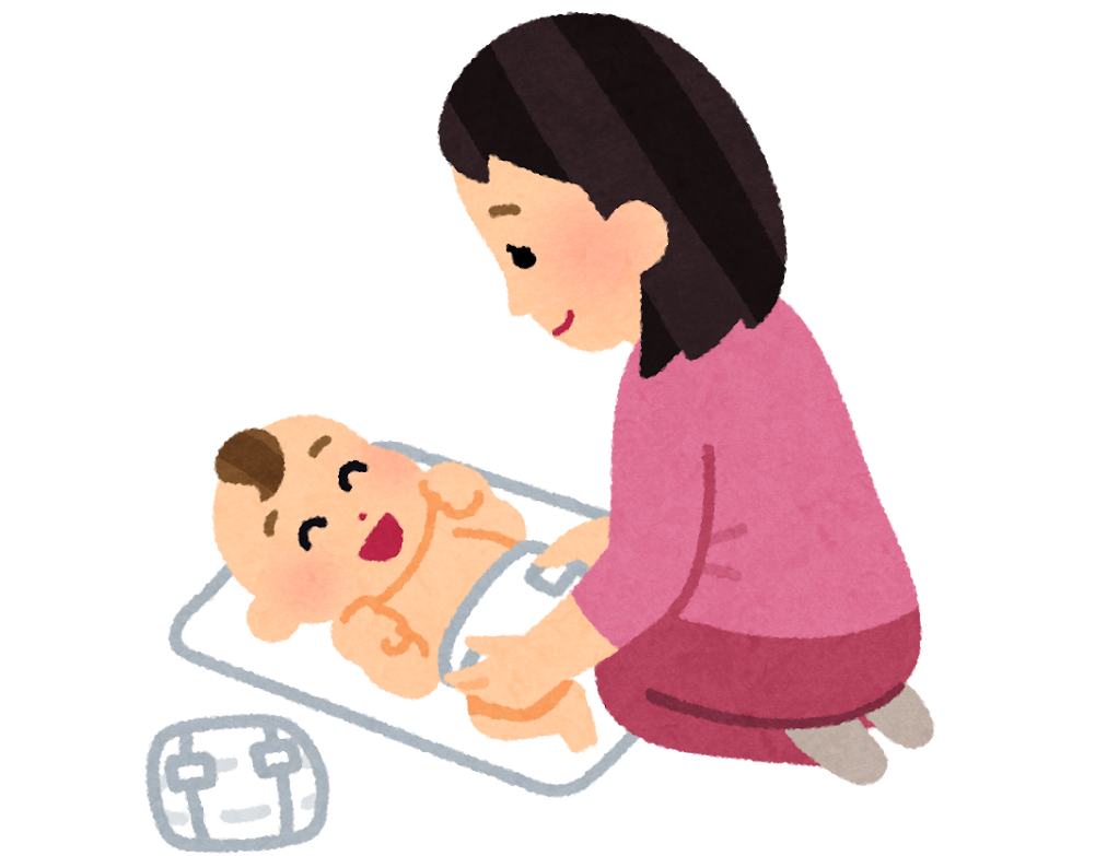 おむつ替えや授乳の姿勢から立ち上がるとき