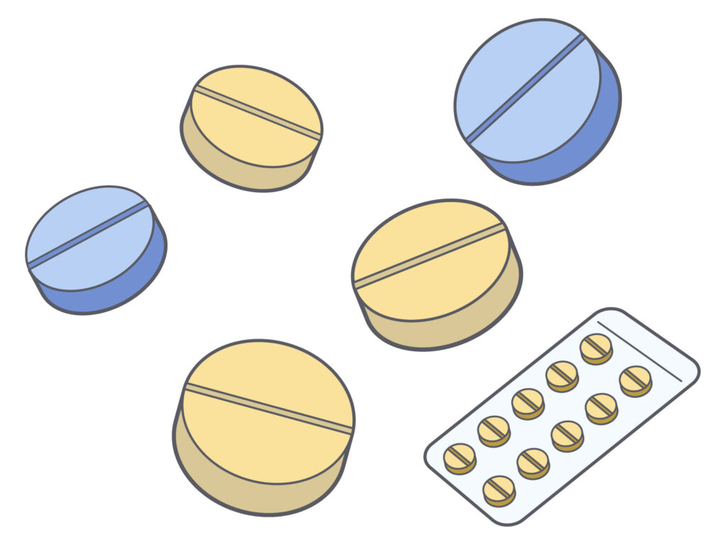 痛くて眠れない場合は痛み止めを利用する