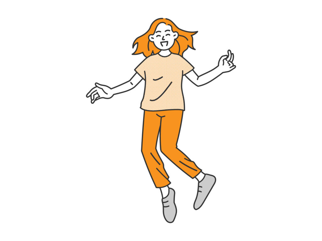 上半身にかかる負担が軽減する