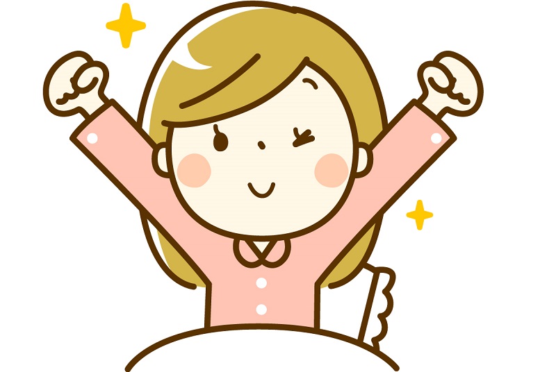 疲れをため込まないのイラスト