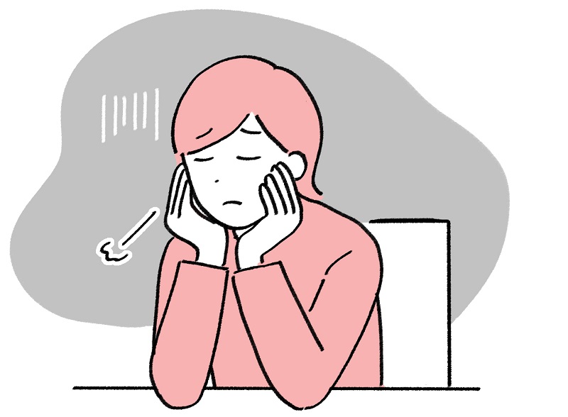 ストレスのイラスト