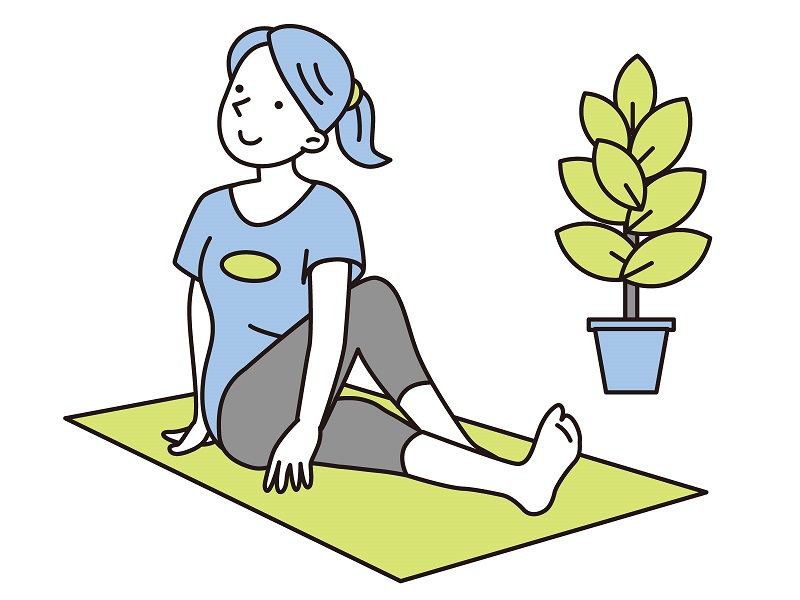 ストレッチで筋肉を柔軟に保つ